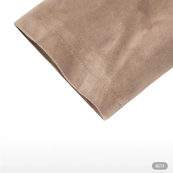 Fringe faux Suede Tan Jacket - Picture 6 of 6